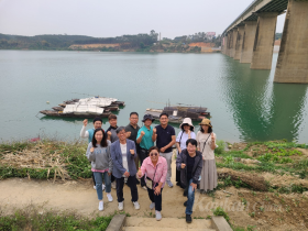 [중국한인역사] 스롱대교에서 본 류강(柳江) 강변