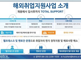 KOTRA코트라 광저우무역관, 중국취업관련 채용에서 입사까지 지원