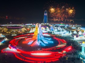 '세계 4대 겨울축제' 中 하얼빈 빙설제 개막…"관광인파 몰려"