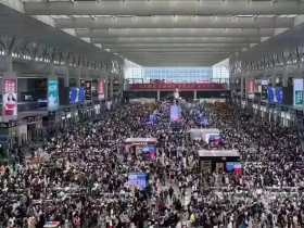 中춘제 운송기간 연인원 90억명 이동 예상…자가용 이용 72억명